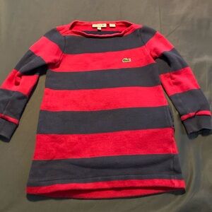 Girl’s Lacoste Sweatshirt Dress (with pockets!)